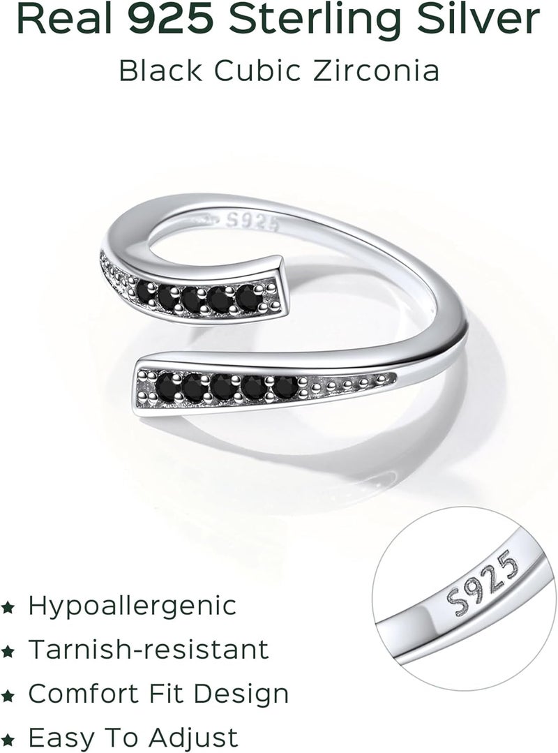 ChicSilver Toe Rings for Women 925 Sterling Silver Toe Ring Hypoallergenic Adjustable Open Rings for Women Summer Jewelry - Image 4